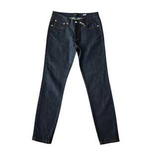 A.P.C. Jean Moulant Skinny Mid Rise Dark Wash Jeans